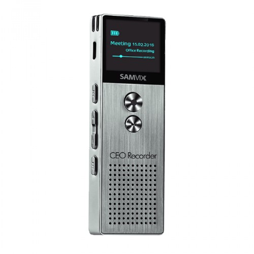 מכשיר הקלטה עם נגן ורדיו 8GB איכותי SAMVIX - CEO