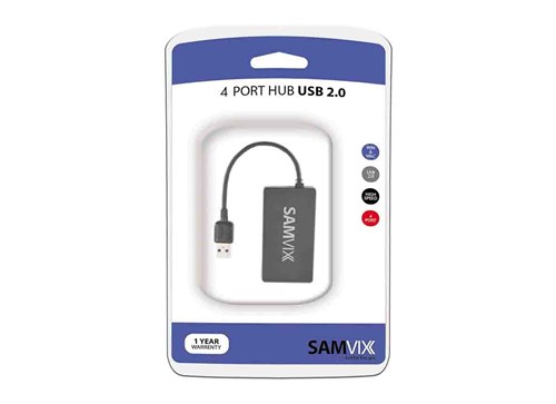 מפצל USB 4 יציאות SAMVIX