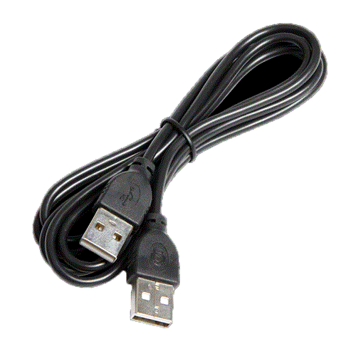 כבל USB זכר ל USB זכר 1.8 מ'