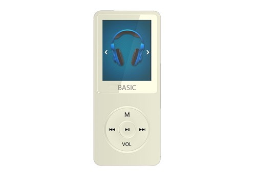 נגן MP3 איכותי BASIC צבע לבן