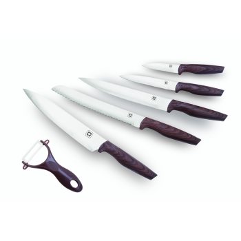 סט 6 חלקים 5 סכיני שף Swiss